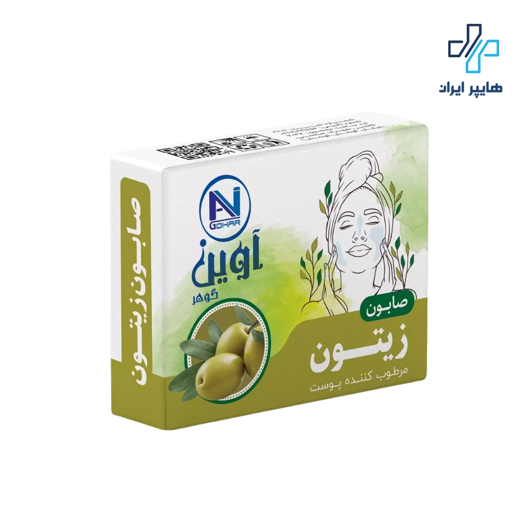 صابون مرطوب‌کننده زیتون آوین گوهر
