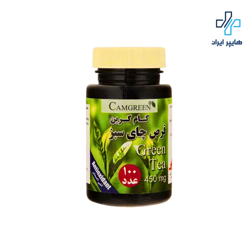 قرص چای سبز کام گرین | مکمل گیاهی کاهش وزن و سلامت قلب